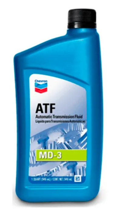 Envase de aceite CHEVRON CHEVRON ATF MD-3  TRANSMISION AUTOMATICA - QT 1LT grado N/A - Lubricentro Piloto
